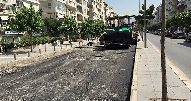 Şehitler Bulvarı asfaltlanıyor...