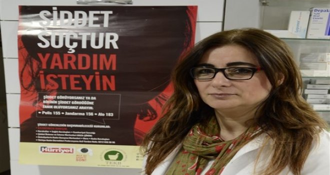 Şiddet görüyorsan eczacına danış 