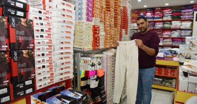 Soğuklar, termal içlik satışını artırdı