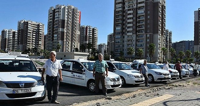 Taksi dolmuşlar kontak kapattı…