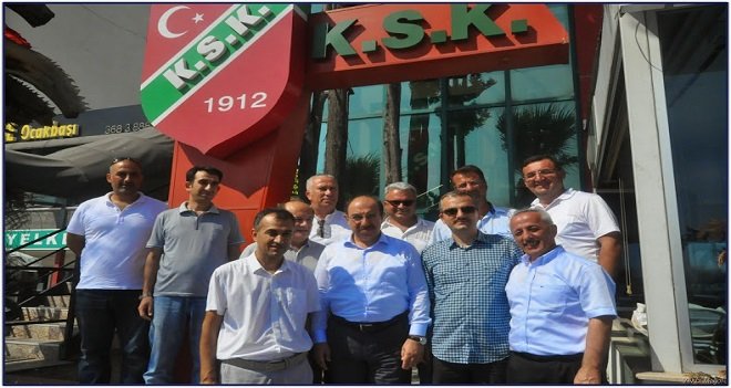 TOKİ Üst düzey yetkilileri Karşıyaka Stadı'nda...