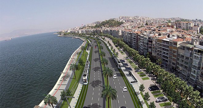 Tramvay için bir kez daha ağaçlar taşınıyor