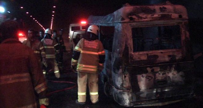 TÜNELDEKİ YANGIN MECLİS'E TAŞINDI