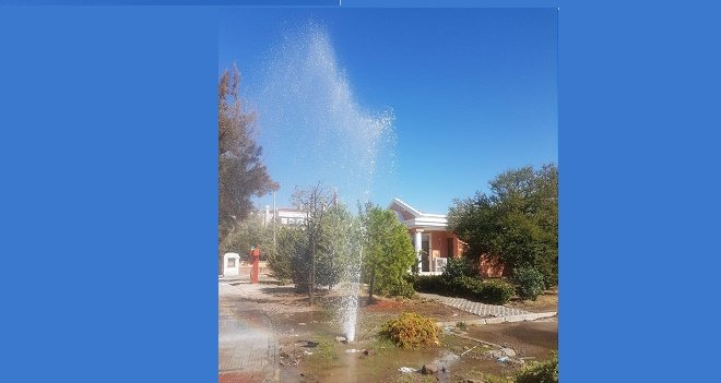 Üç gündür su boşa akıyor!..