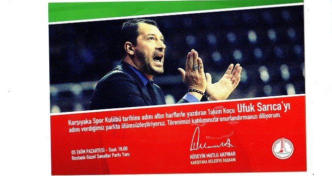 Ufuk Sarıca Parkı açılıyor...