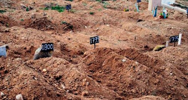 Umut yolcularının son durağı kimsesizler mezarlığı...