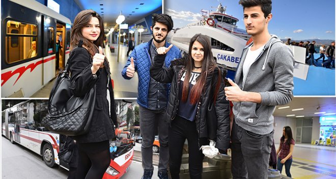 Üniversite adaylarına Pazar günü ücretsiz ulaşım...