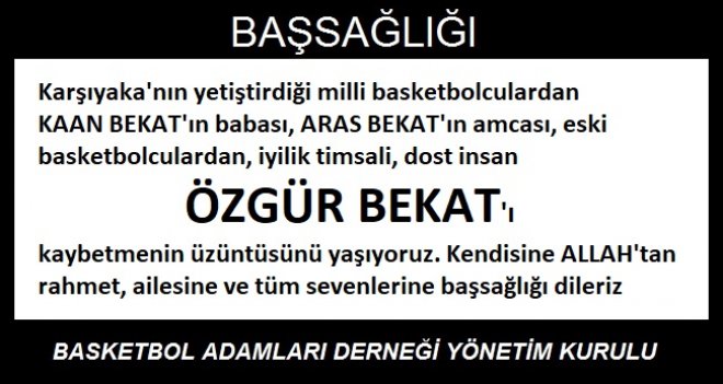 Vefat ve Başsağlığı