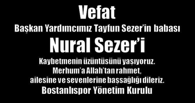 Vefat ve Başsağlığı