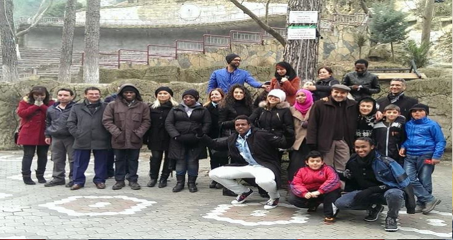 Yabancı öğrenciler Türkçe'yi gezerek öğreniyor...