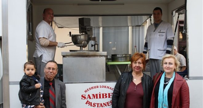 Yeni muhtar lokmayla başladı