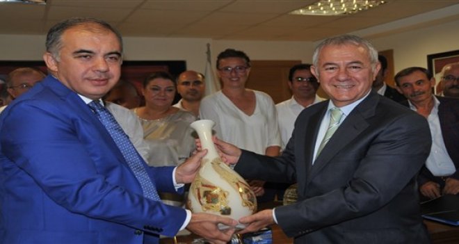 Yüksel’den Delican’a destek ziyareti