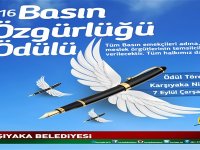 2016 Basın Özgürlüğü Ödülü ''Türk Basını''na