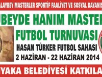 2.ZÜBEYDE HANIM MASTERLER TUNUVASI BAŞLIYOR