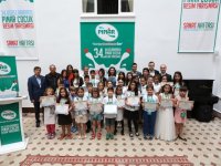 34. Pınar Resim Yarışması’nda 25 yetenekli çocuğa ödül 