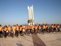 Aktif ve sağlıklı yaşam için pedala bastılar...