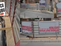Apartman temeli kaldırımda!..
