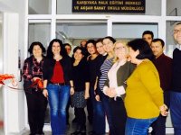 Asansörü törenle hizmete soktular...