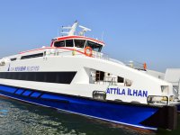 Attila İlhan'ın isminin verildiği 6.yeni gemi körfezle buluştu