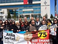 AYM önünde “Sertel” nöbeti başladı