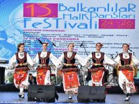 Balkanlılar Halk Dansları Festivali coşkulu bir törenle başladı