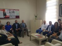 Baro Başkanı Özcan, ilçe ziyaretlerini sürdürüyor