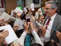 Başkan Akpınar okul gezilerini sürdürüyor...