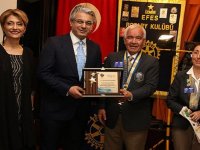 Başkan Akpınar'a İzmir Efes Rotary Kulübü'nden ödül...