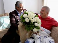 Başkan Akpınar'dan eski başkan Durak'a geçmiş olsun ziyareti...