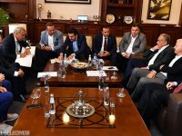 Başkan Kocaoğlu, AK Parti İl Başkanı Şengül ve AK Partili ilçe belediye başkanlarını ağırladı