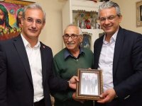 Başkanlardan vefa ziyareti