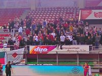 Bayanlar Voleybol maçında polis biber gazı sıktı!..