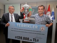 Belediyeden şampiyon Pınar Karşıyaka'ya 120bin prim