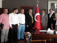 Besiad Yeni Yönetim Kurulu, Karşıyaka Kaymakamı Yücel'i ziyaret etti.