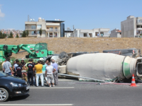 Beton mikseri devrildi, 1 kişi öldü...