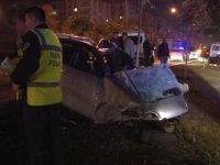 Bornova'daki kazada iki polis şehit oldu