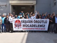 Bornova’nın emekçileri omuz omuza 1 Mayıs Emek ve Dayanışma Günü’nü kutladı