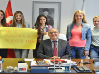 Bosnalı öğrencilerden Necdet Doğanata’ya teşekkür