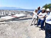 Bostanlı Kıyı Tasarım projesini Başkan Kocaoğlu denetledi