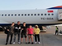 Bostanlıspor'un sporcuları Mersin'de madalya için ter döküyor