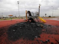 Bu kadarına da pes! Çocuk parkını yaktılar!