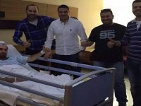 Bucalı taraftar taşıyla yaralanan Gökhan, yoğun bakımdan çıktı...