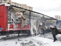 Çevre yolunda TIR’daki yangın korku yarattı