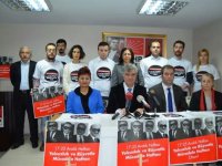 Chp İzmir İl Gençlik Kolları pankartlı eylem