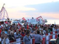 CHP Karşıyaka ''Cumhuriyet ve Demokrasi'' mitingine hazır