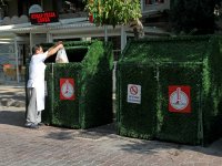 Çim kaplama çöp kutuları çok beğenildi