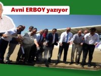 Çim tohumu atma töreni!.. 