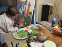 Çocuk Elinden, Çocuk Eline resim sergisi 