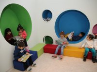 Çocuklar bu kütüphaneyi çok sevdi...