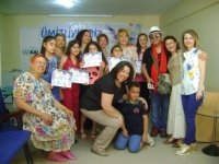 Çocuklar doğa ve mutluluğu resmetti...